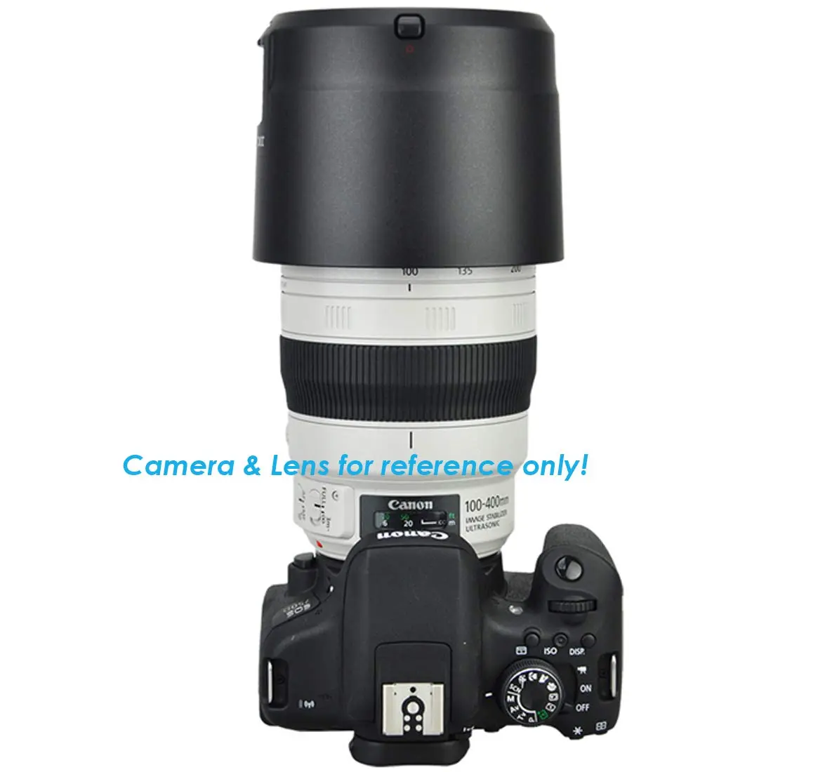 Fotasy Lens Hood for Canon EF 100-400mm f/4.5-5.6L IS II USM | Filter Access Window, Reversible, 74g - view 5