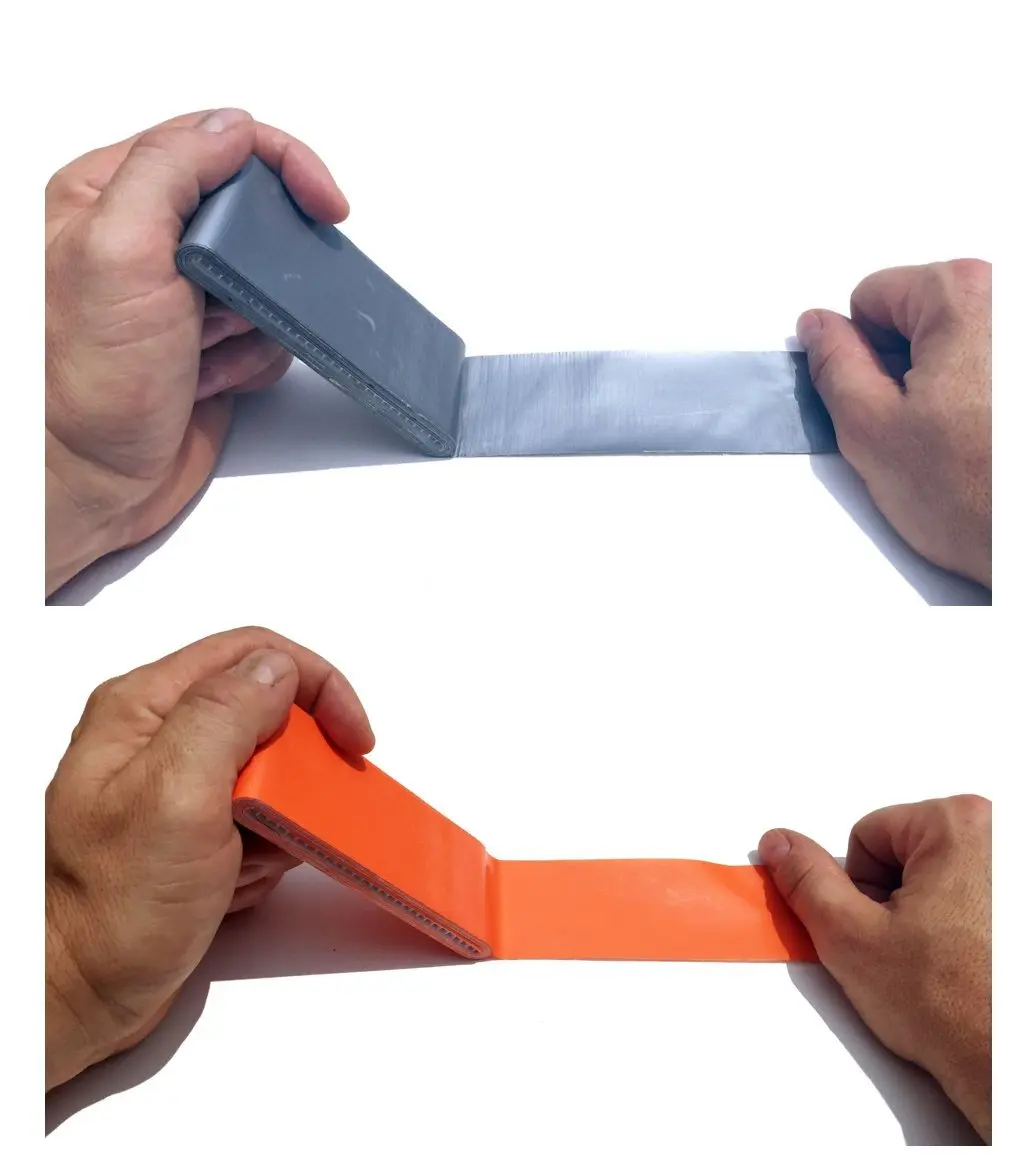 RediTape Travel Size Duct Tape 2-Pack (Silver & Neon Orange) 5 Yards Each | Heavy Duty Waterproof Repair Tape - view 3