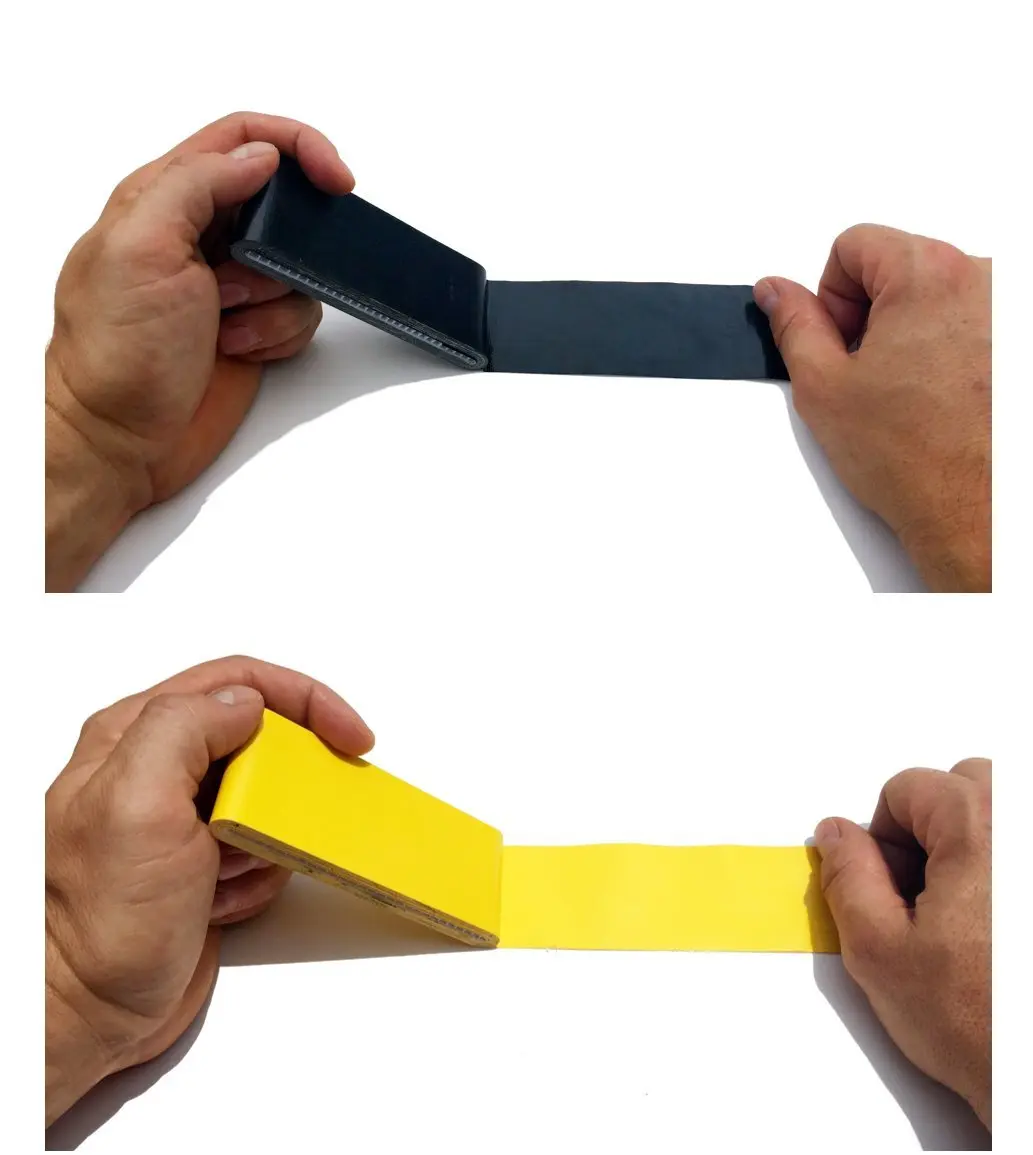 RediTape Travel Size Duct Tape 2-Pack (Black & Yellow) 5 Yds Each | Heavy Duty Waterproof Repair Tape - view 3