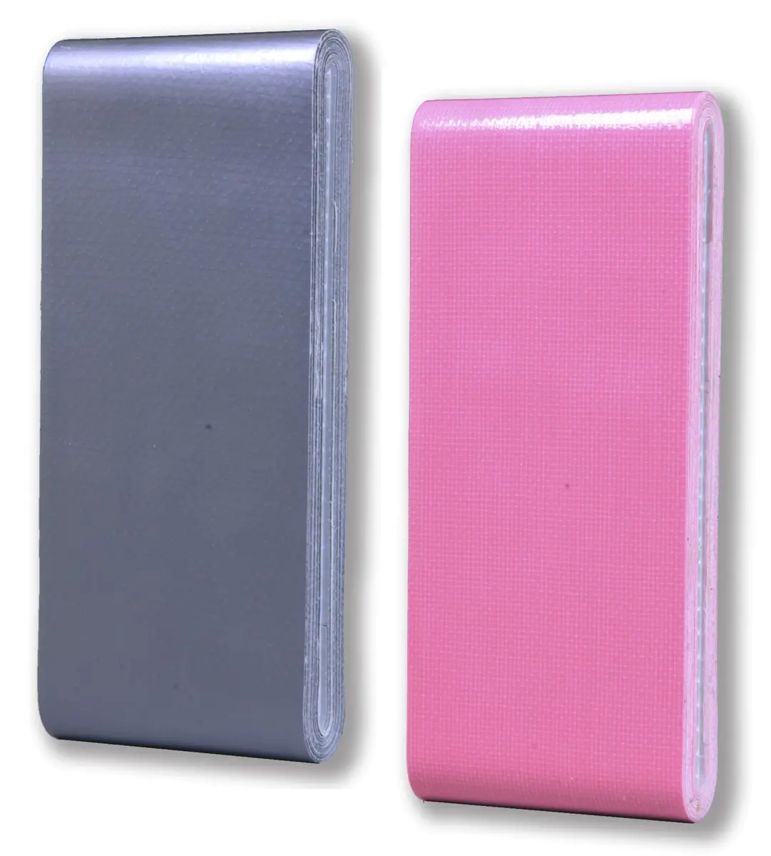 RediTape Travel Size Duct Tape 2-Pack (Silver & Bubble Gum Pink) | Pocket Size Flat Mini Roll, 5 Yards Each - view 2