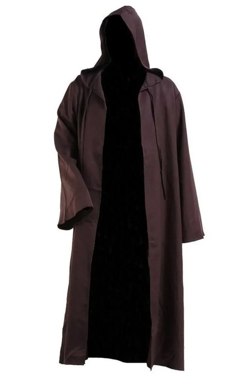 GOLDSTITCH Men Hooded Robe Cloak Knight Costume | Halloween Cosplay Outfit (in US sizes) - main product image
