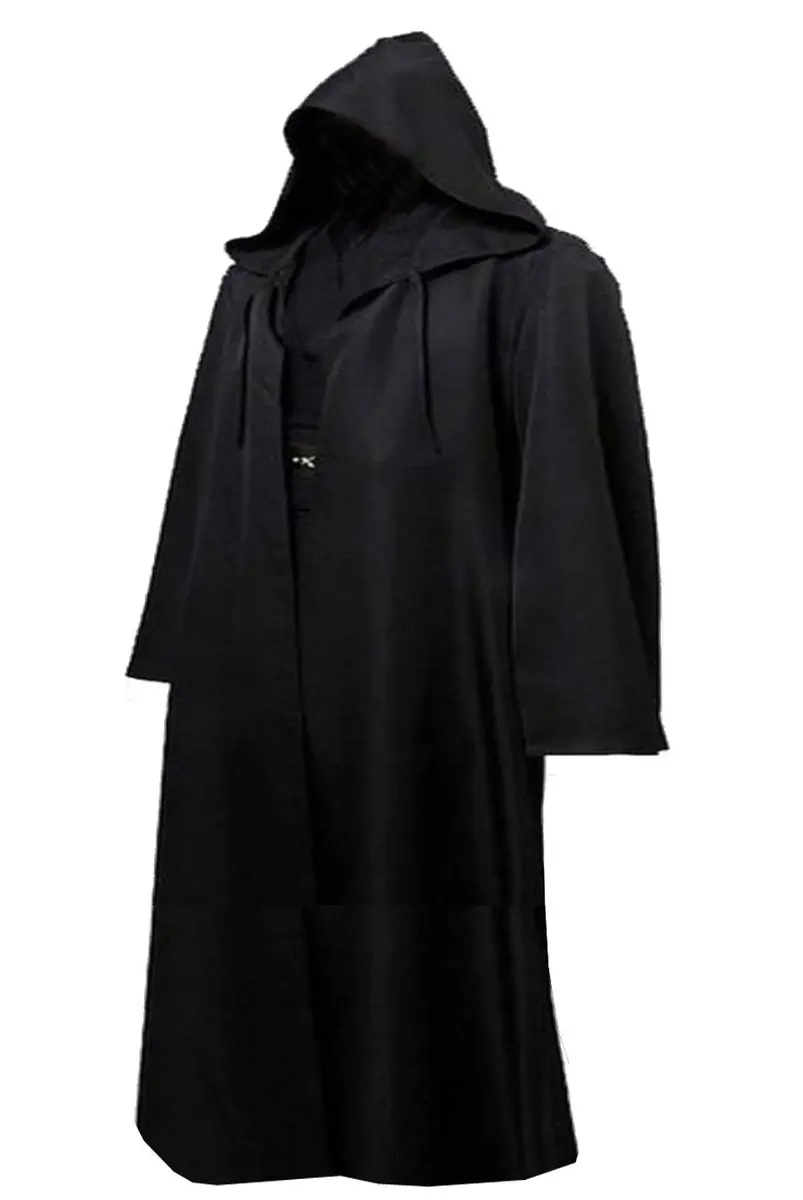 GOLDSTITCH Men Hooded Robe Cloak Knight Costume | Halloween Cosplay Adult Outfit - main product image