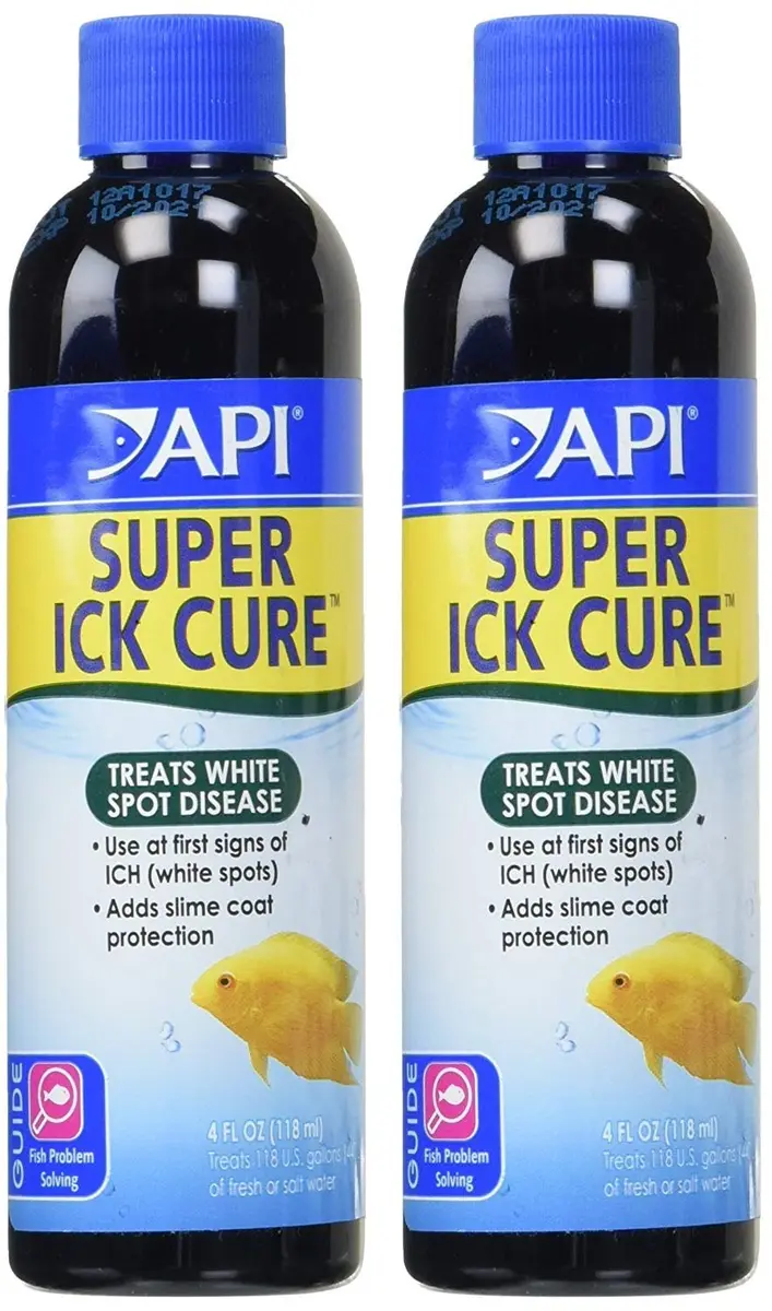 API Liquid Super Ick Cure 8-Ounce (2 Pack) | Fish Disease Treatment for Freshwater & Saltwater - main product image