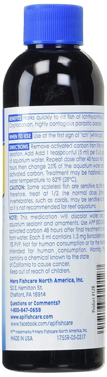 API Liquid Super Ick Cure 8-Ounce (2 Pack) | Fish Disease Treatment for Freshwater & Saltwater - view 2
