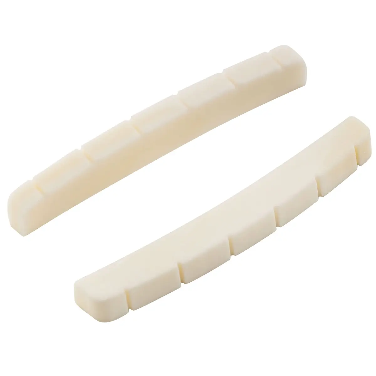 Musiclily Bone Nut 43mm Slotted Curved Bottom for Electric Guitar | Real Bone, 2 pcs - view 5