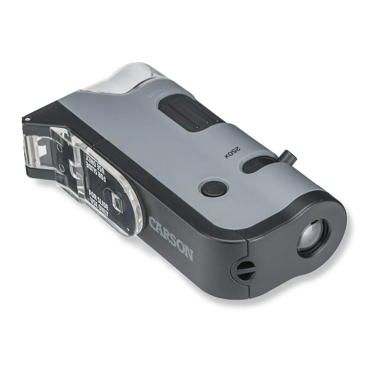 Carson MicroFlip 100x-250x LED & UV Pocket Microscope Set of 4 | STEM Handheld Microscope with Smartphone Adapter Clip - view 8