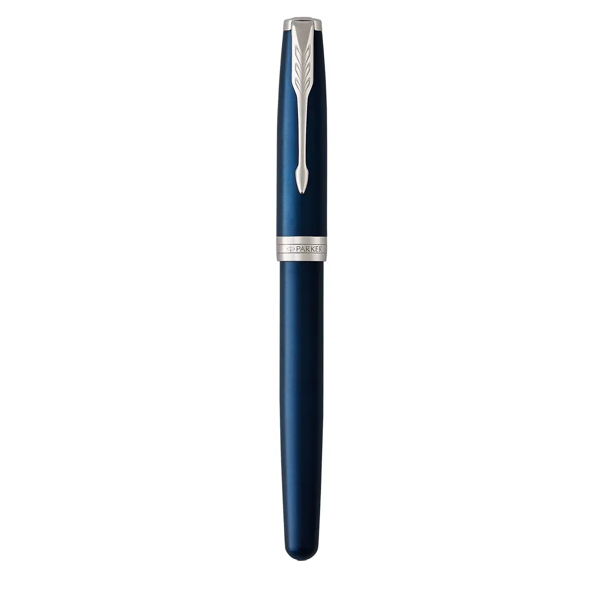 Parker Sonnet Blue Lacquer Rollerball Pen with Palladium Trim, Fine Point Black Ink (1931535) | Smooth Ink Flow - view 4