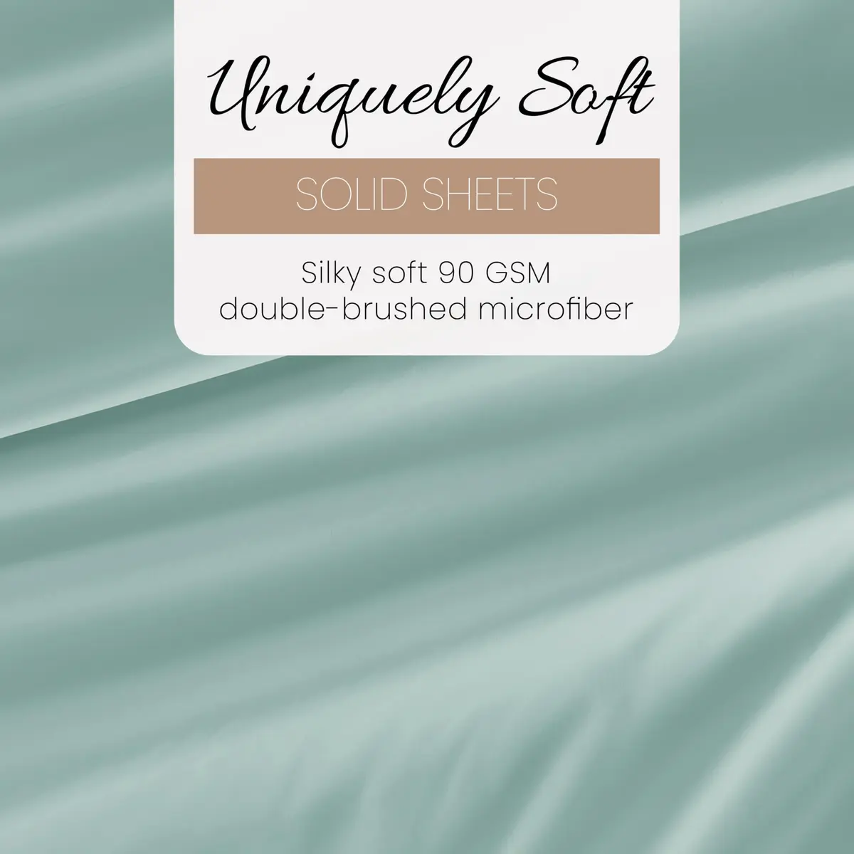 Linen Market Twin Bed Sheets Aqua | Deep Pocket Microfiber for Cooler Sleep - view 6
