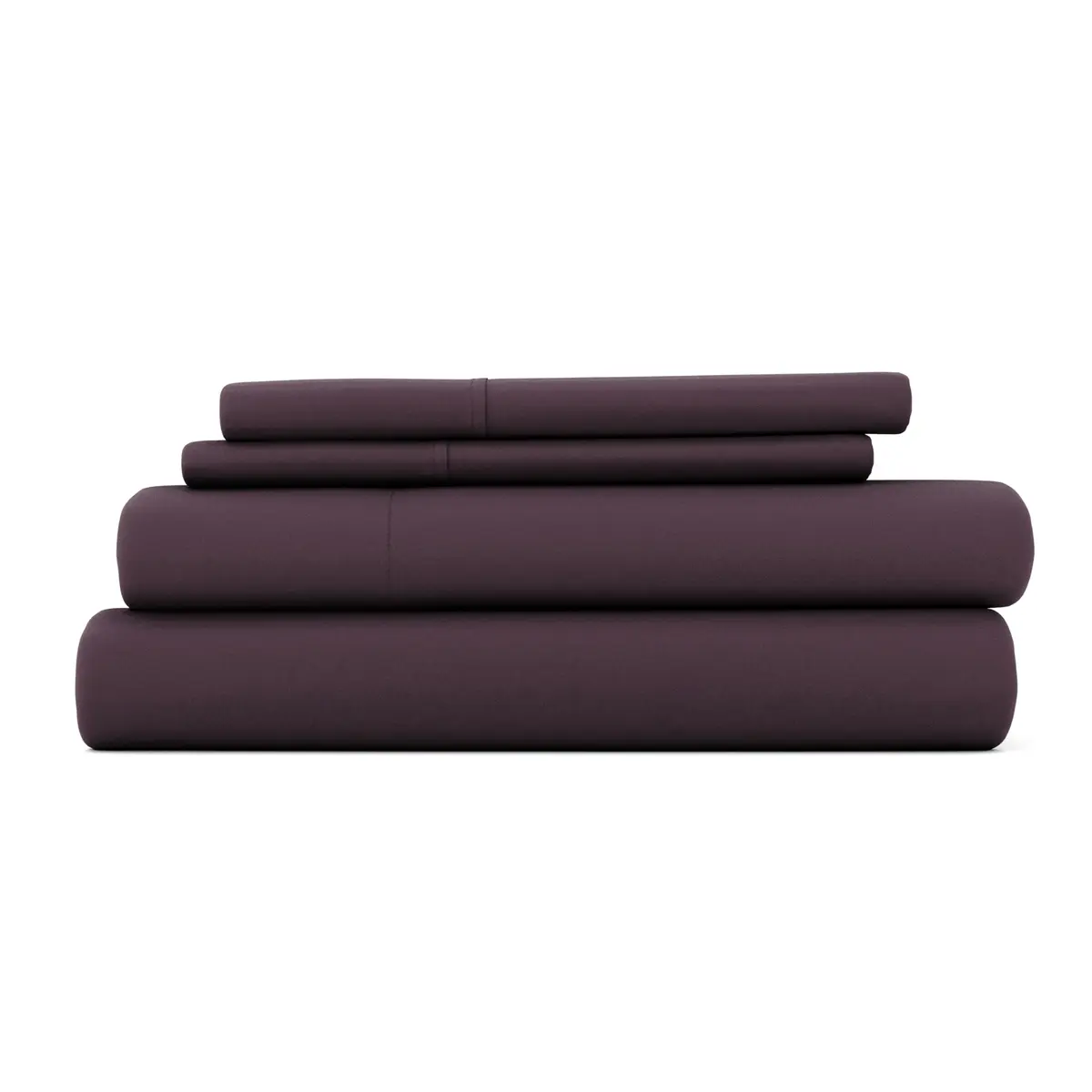 Linen Market Twin Bed Sheets Purple | Deep Pocket Microfiber 90 GSM (66x96 inches) - main product image