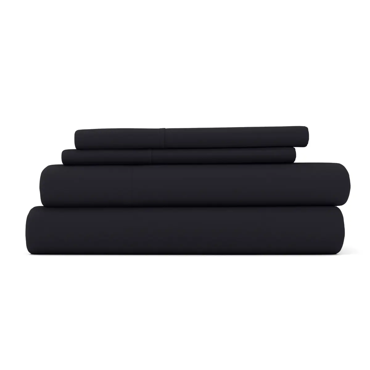Linen Market California King Bed Sheets - Deep Pocket Microfiber, Black, 4 Piece Set - main product image