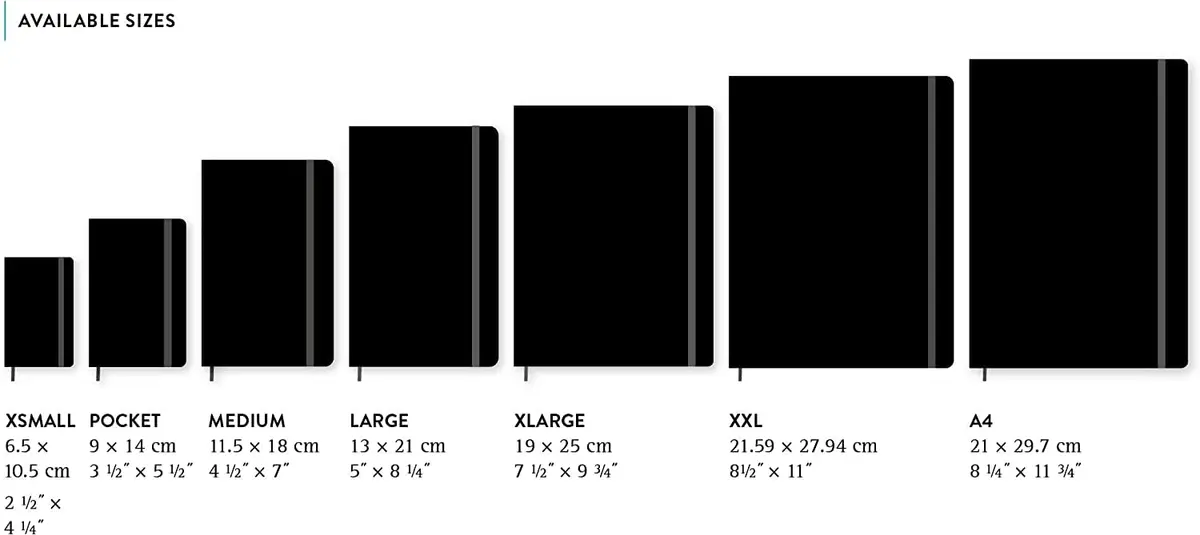 Moleskine Classic Notebook, Large, Ruled, Sapphire Blue, Hard Cover (5 x 8.25) | Acid-Free, 240 Pages, Durable Cover - view 6