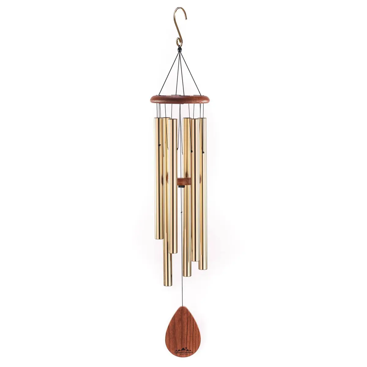 UpBlend Outdoors Bronze Aluminum Wind Chimes 38" (96.5cm) | Deep Tone E Major Pentatonic - view 4