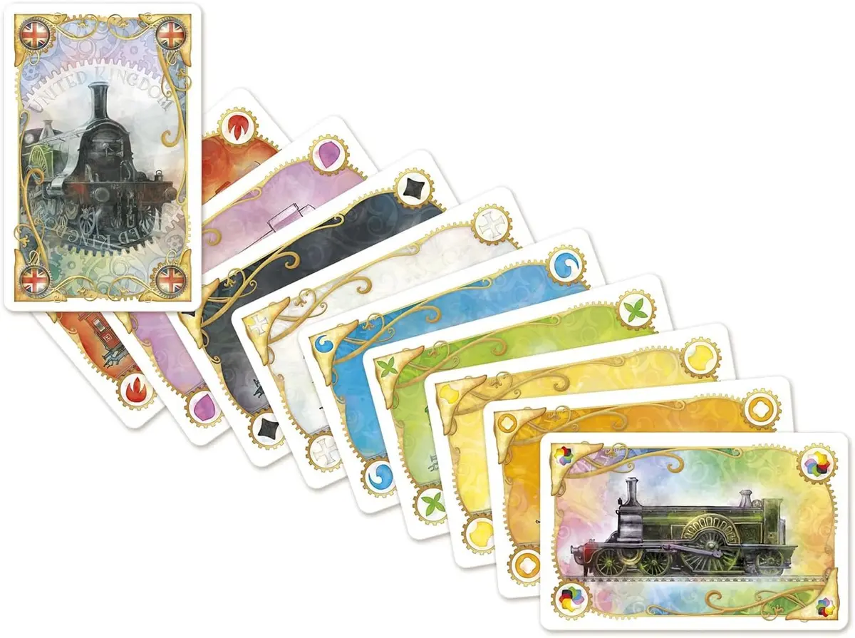 Days of Wonder Ticket to Ride United Kingdom + Pennsylvania Board Game Expansion | Strategy Family Game for Kids & Adults - view 5