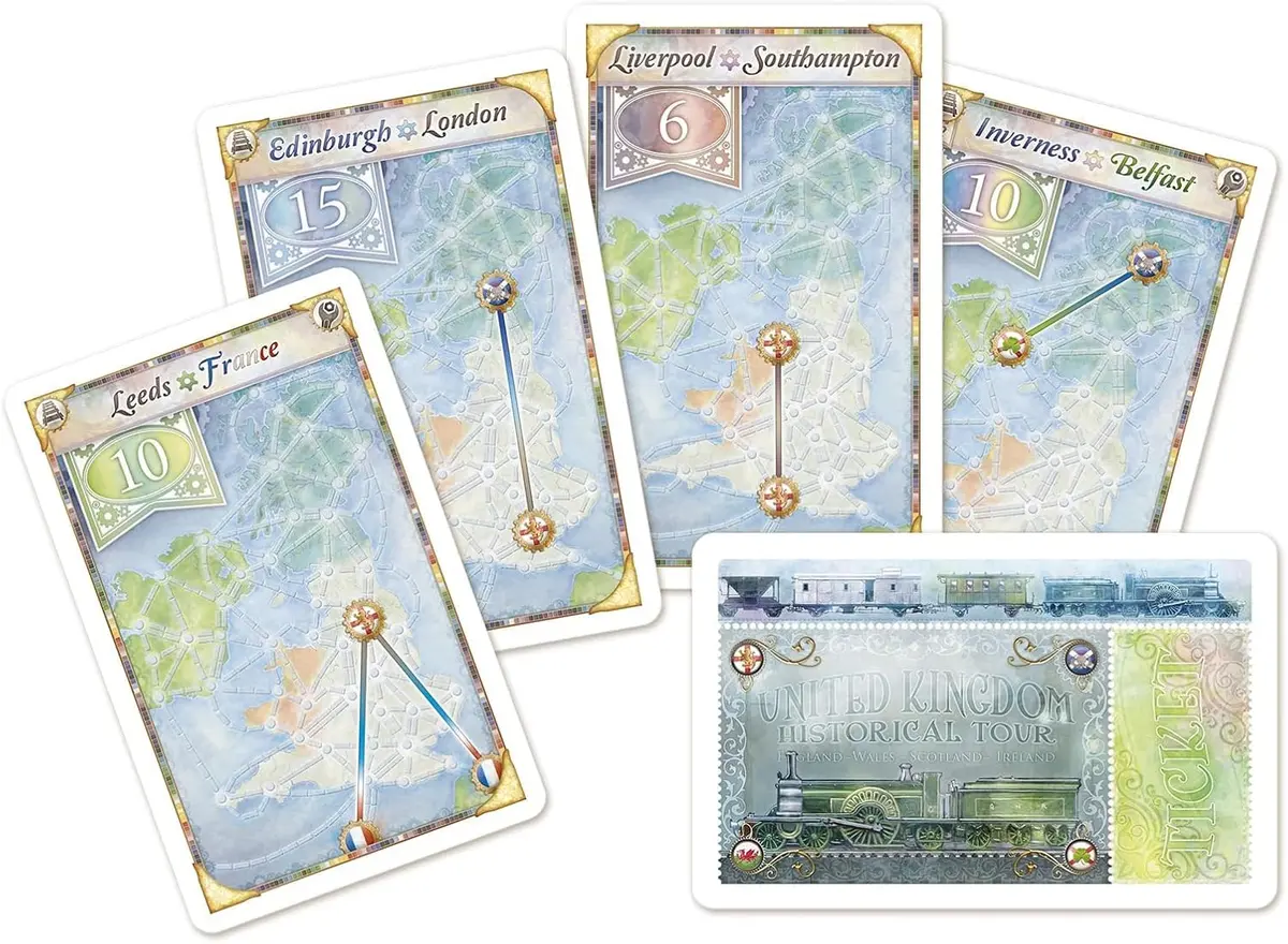 Days of Wonder Ticket to Ride United Kingdom + Pennsylvania Board Game Expansion | Strategy Family Game for Kids & Adults - view 3