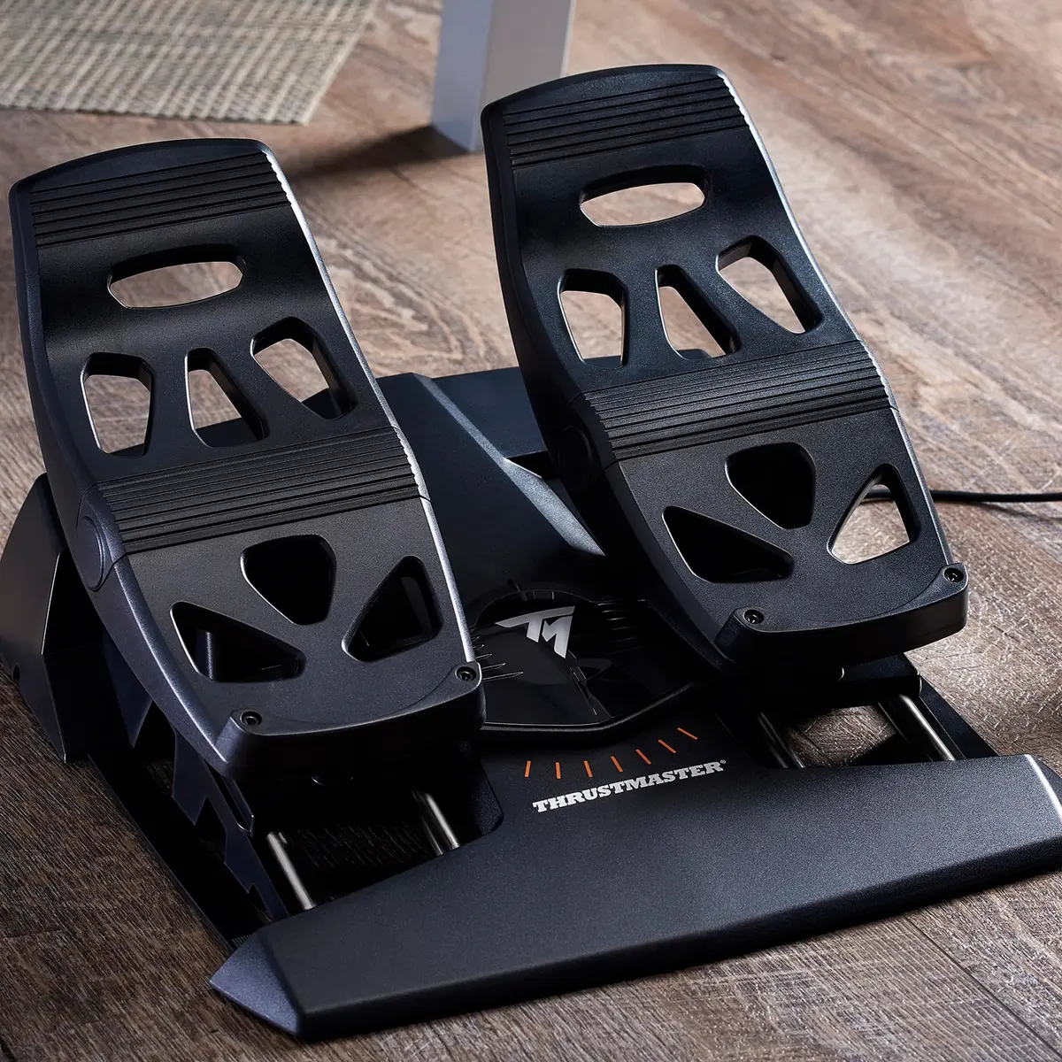 Thrustmaster TFRP Flight Rudder Pedals with S.M.A.R.T. Rail System, USB & RJ12, Black | Precision Flight Sim Controls for PC, PS5, Xbox - view 4