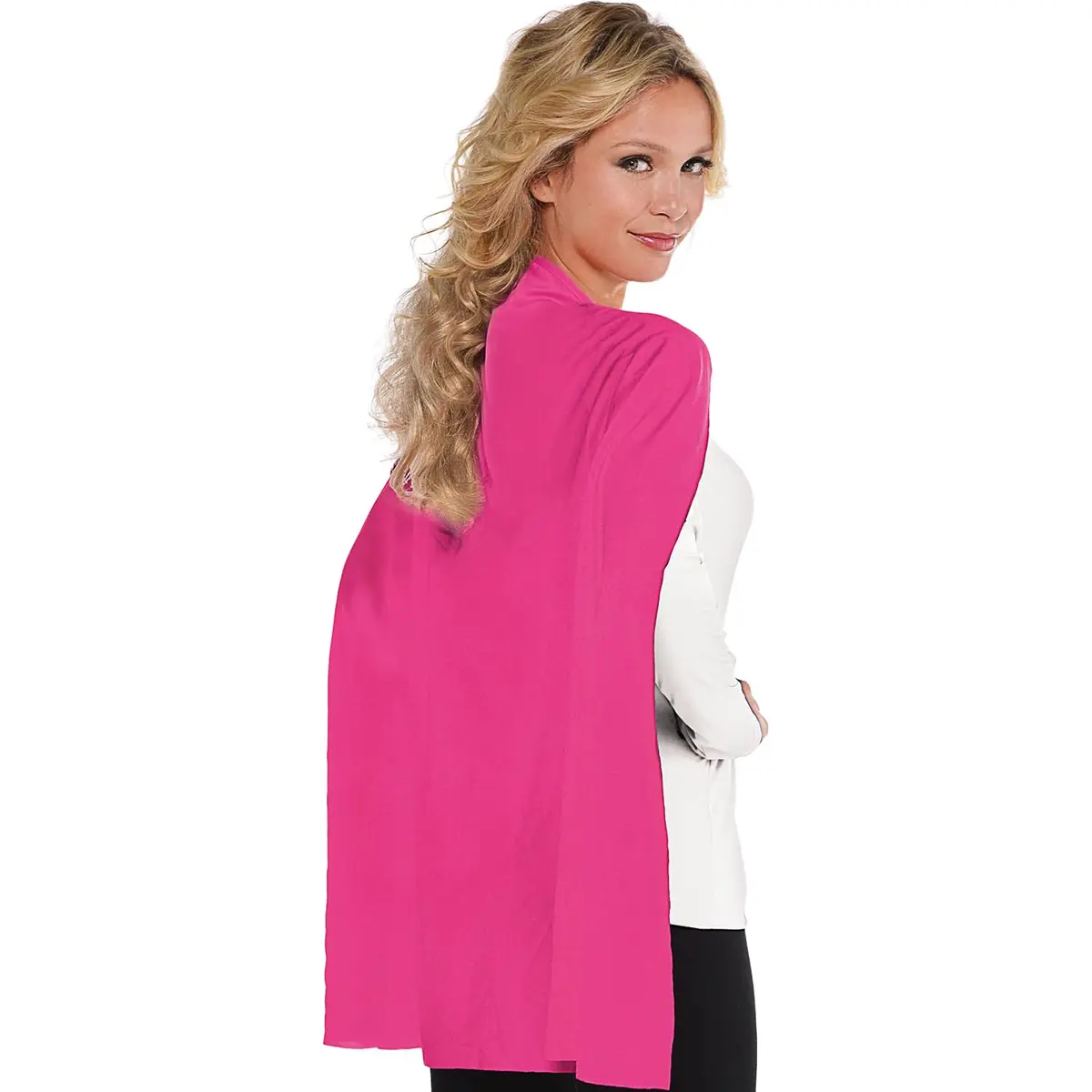 Party City 30 inch Cape for Children and Adults, Pink | One Size Superhero Costume Accessory - view 2