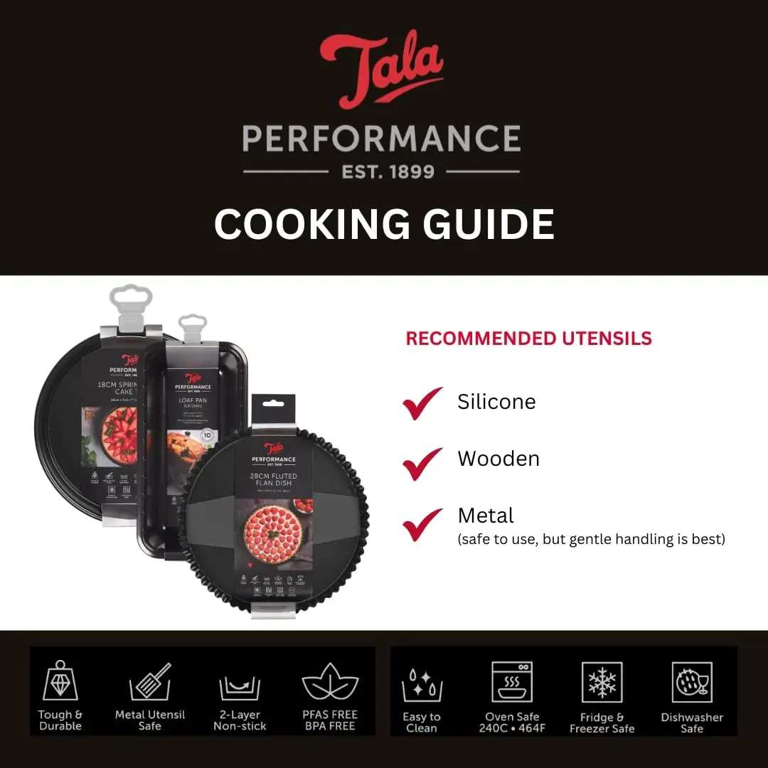 Tala Performance Baking Tray Set of 3 | Heavy-Duty Carbon Steel, Non-Stick, Oven Safe - view 8