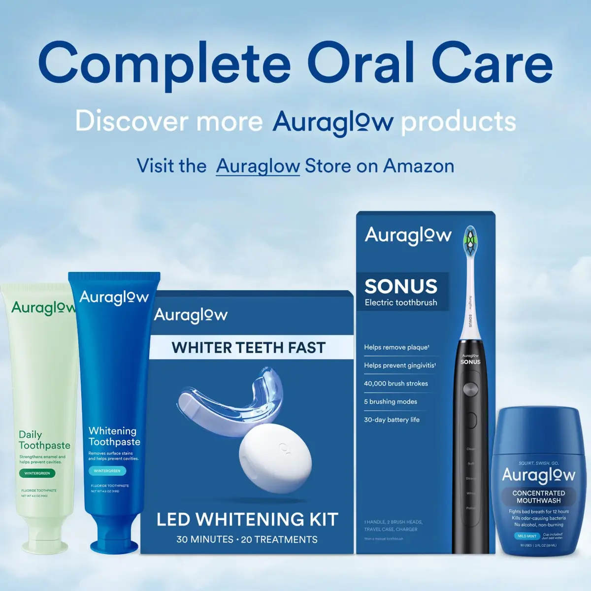 AURAGLOW 35% Carbamide Peroxide Teeth Whitening Gel 15mL (0.5 Fl Oz) | Dentist Strength Formula for Trays & Aligners - view 7