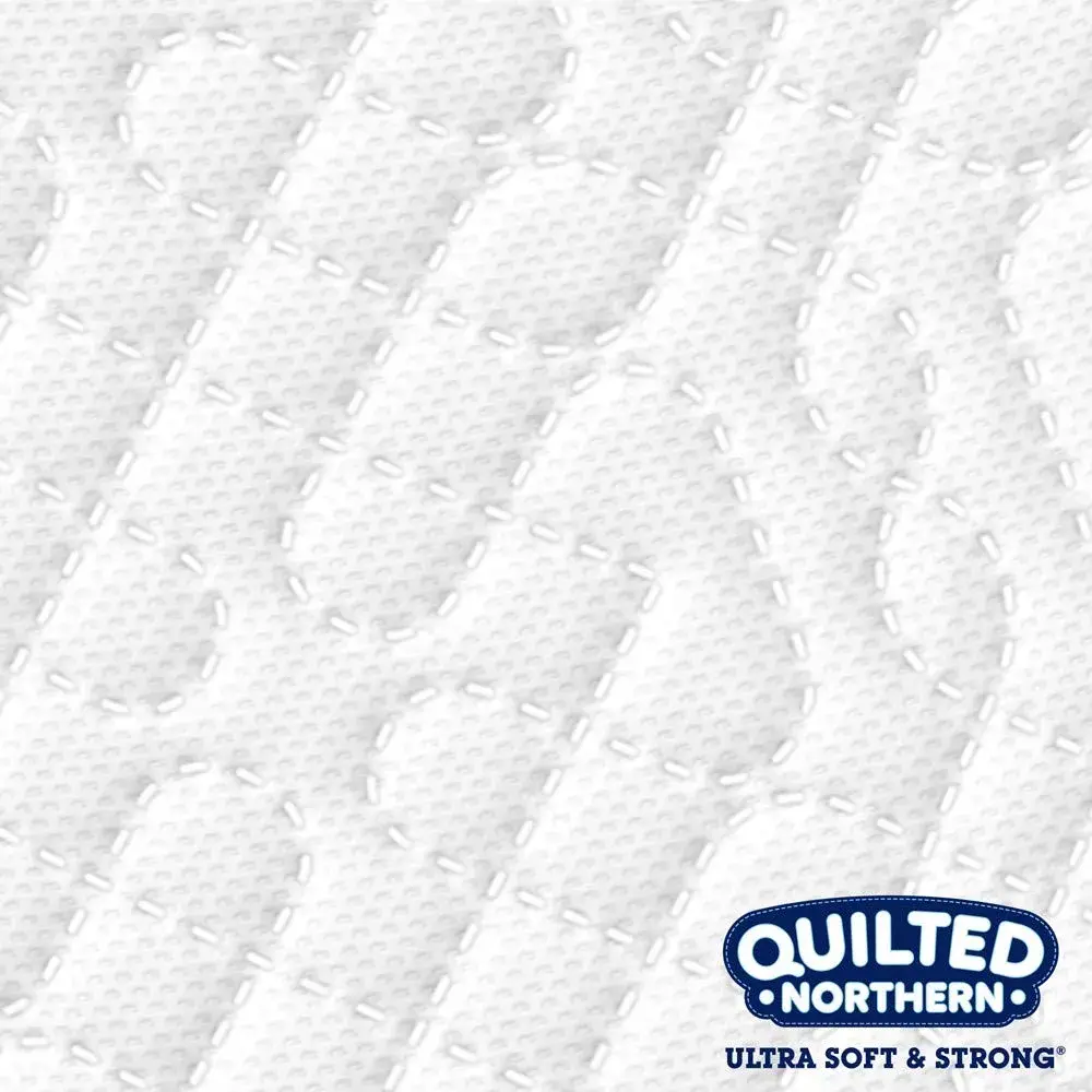 Quilted Northern Ultra Soft & Strong Toilet Paper, 12 Mega Rolls | 2-Ply Biodegradable Bath Tissue - view 3