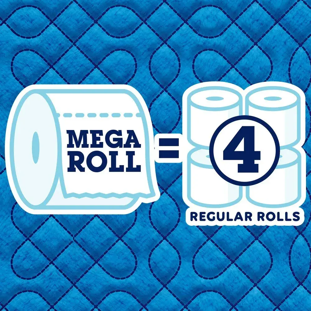 Quilted Northern Ultra Soft & Strong Toilet Paper, 12 Mega Rolls | 2-Ply Biodegradable Bath Tissue - view 4