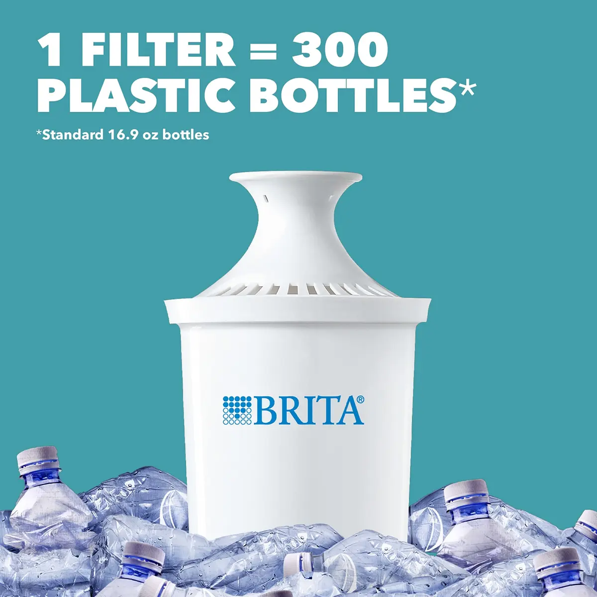 BRITA Water Filter Pitcher 6-Cup | BPA Free, Lasts 2 Months, White - view 4