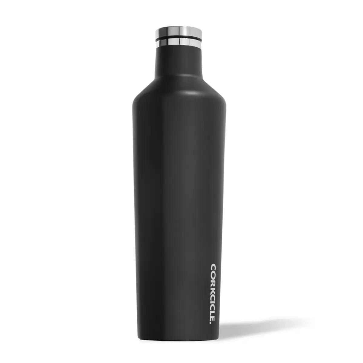 Corkcicle Classic Canteen 750ml (25 oz) Triple Insulated Bottle, Black | Keeps Drinks Cold 25 Hrs, Hot 13 Hrs - main product image