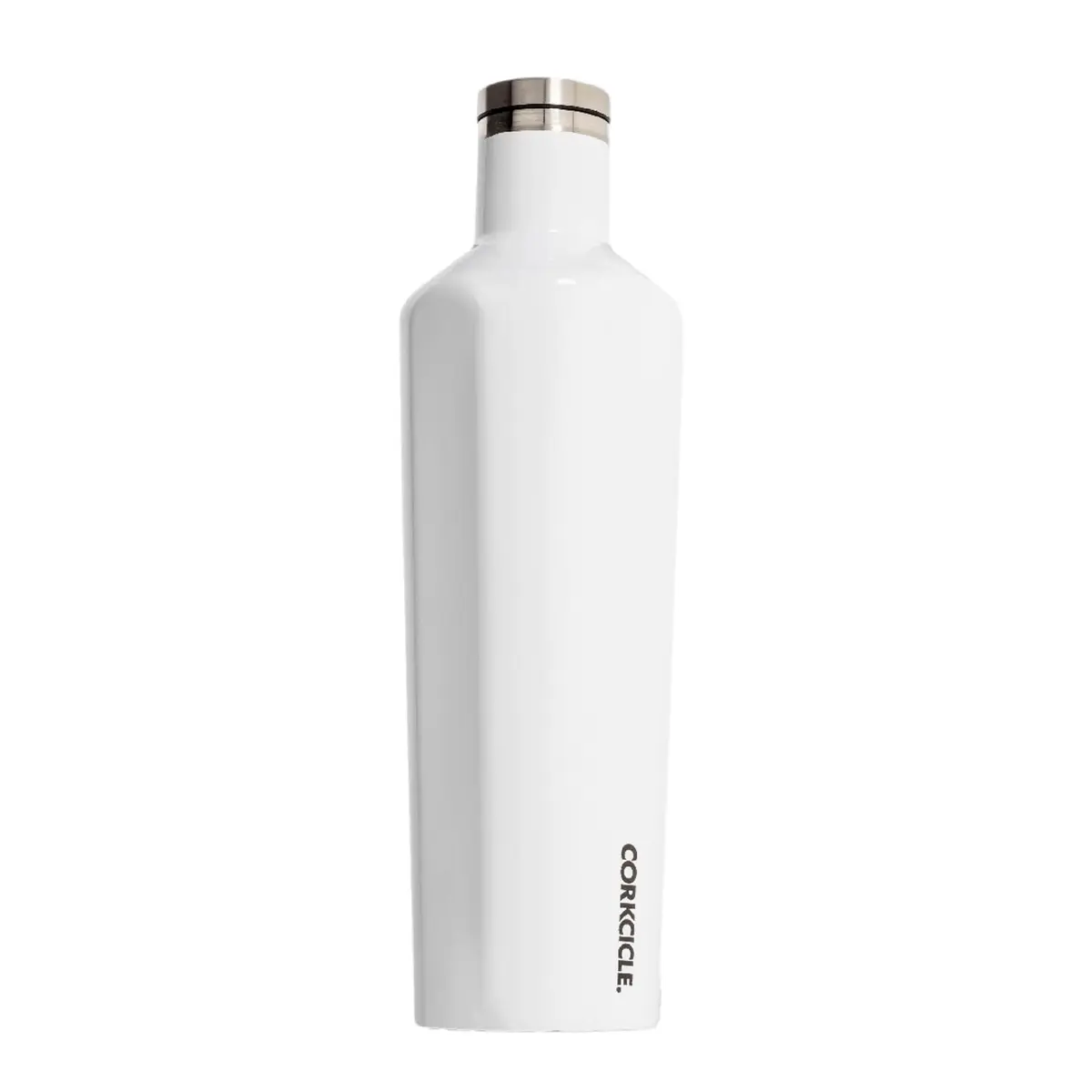 Corkcicle Classic Canteen 25 oz Triple Insulated Bottle, Gloss White - main product image