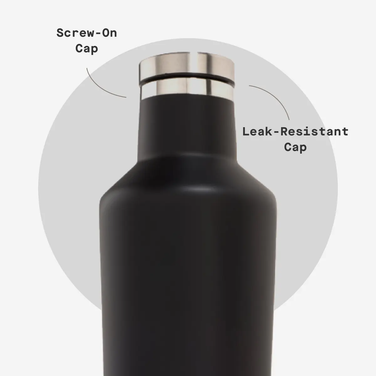 Corkcicle Classic Canteen 25 oz Triple Insulated Bottle | Keeps Drinks Hot 12+ Hours, Cold 25+ Hours - view 5