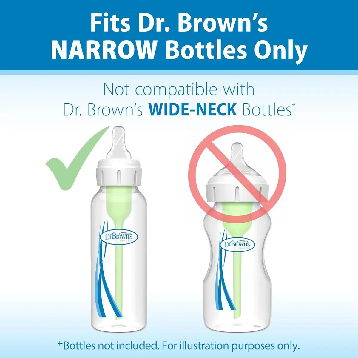 Dr. Brown's Narrow Level 2 Medium Flow Nipple 6-Pack | Clinically Proven Anti-Colic Nipple for 3m+ Babies - view 8