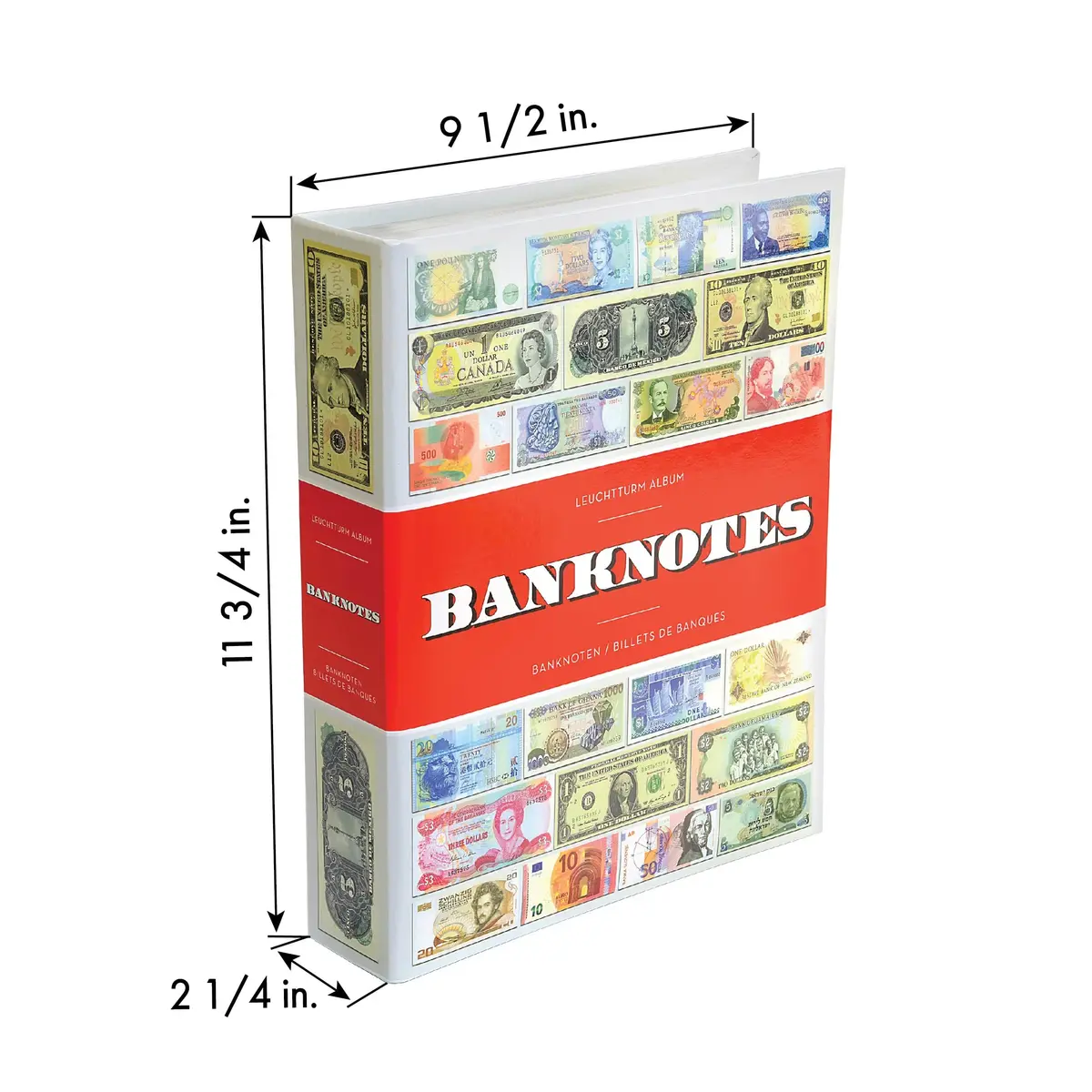 Leuchtturm Currency Album with 100 Sheets | Store & Display 300 Banknotes - view 4