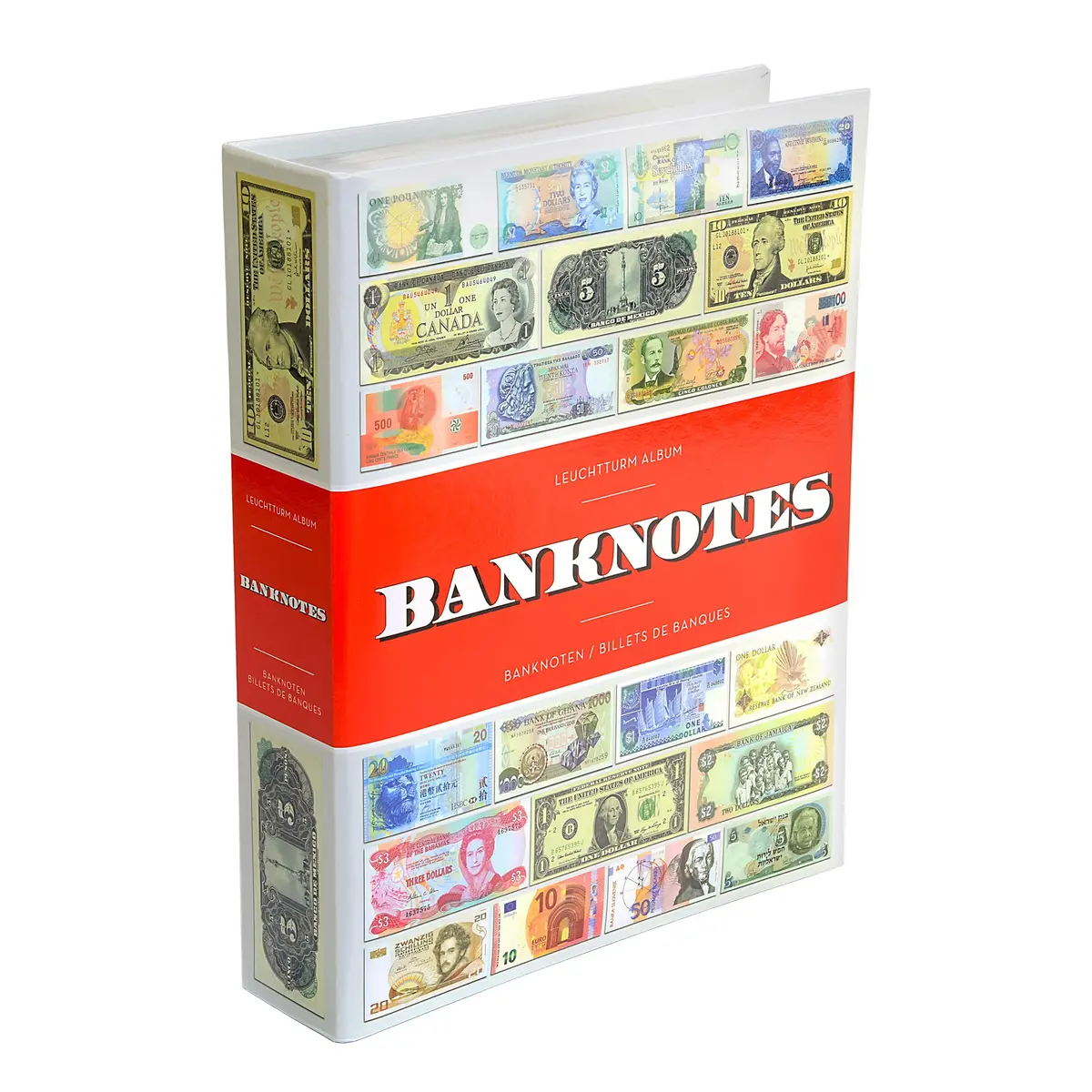 Leuchtturm Currency Album with 100 Sheets | Store & Display 300 Banknotes - main product image