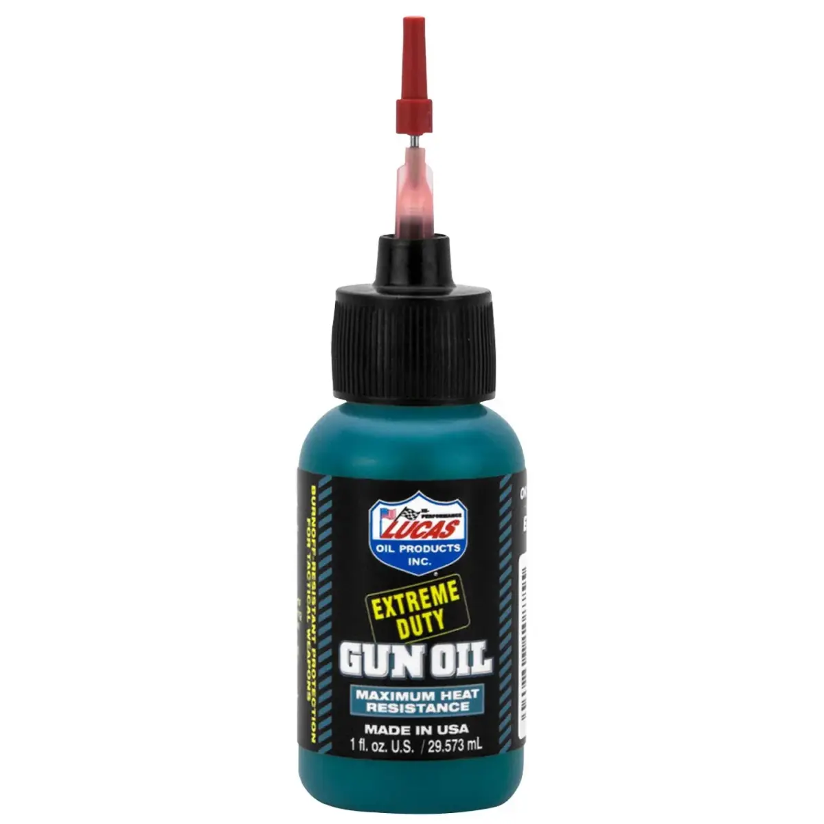 Lucas Oil Extreme Duty Gun Oil 29.57ml (1 Fl Oz) | High Heat & Friction Lubricant - main product image