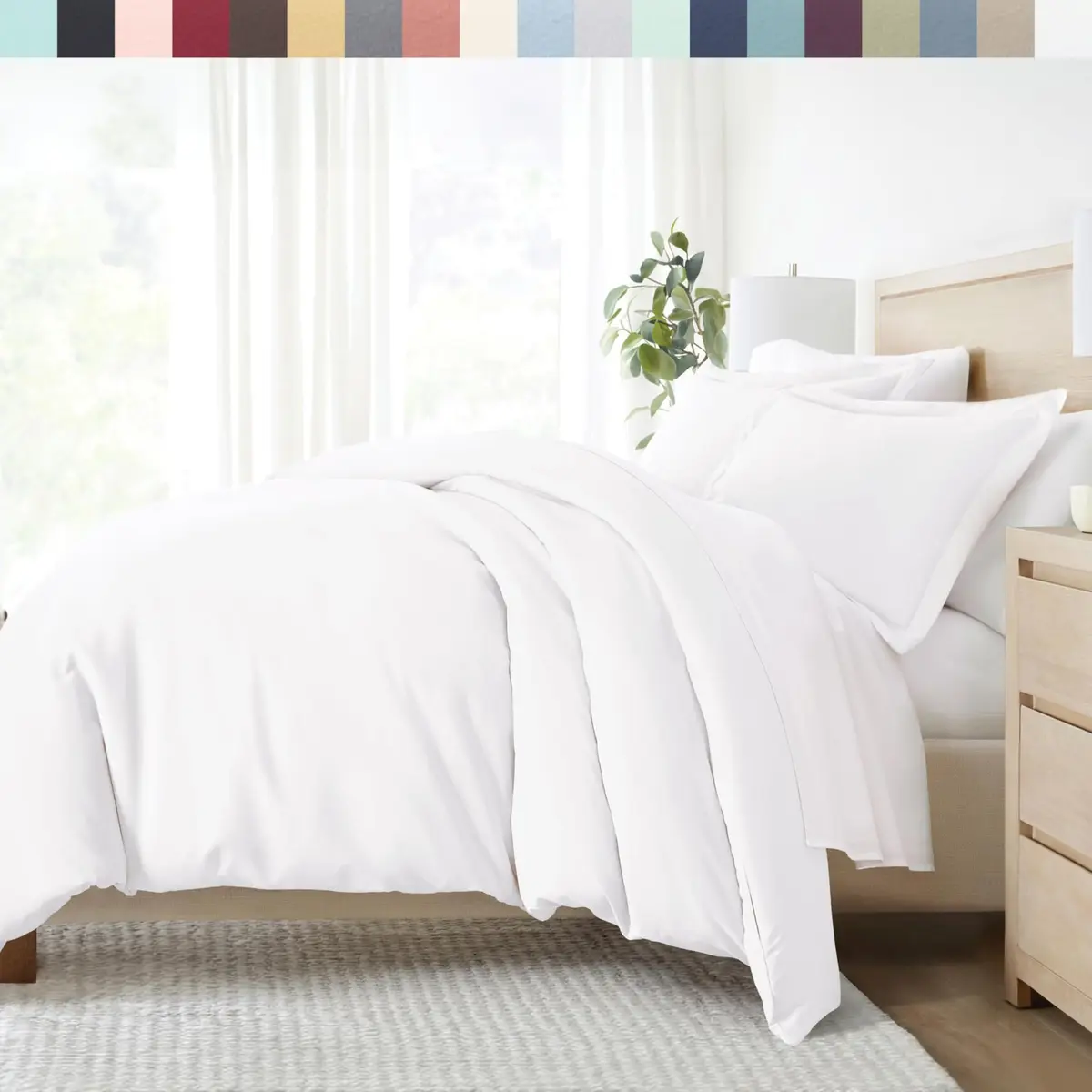 Linen Market Duvet Cover King Size 108"x96" Ultra Soft Microfiber | Durable & Soft Brushed Microfiber - main product image