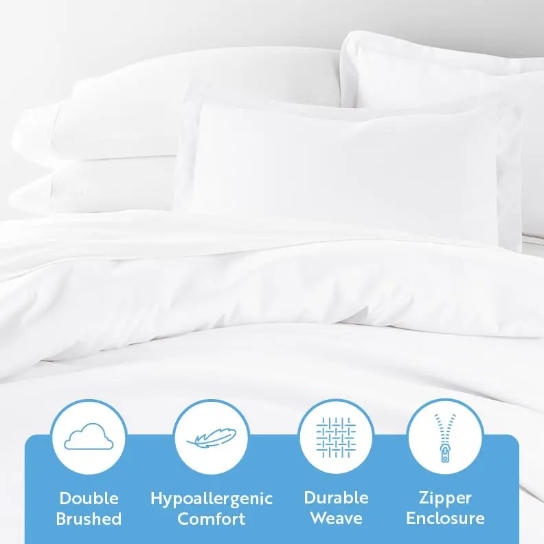 Linen Market Duvet Cover King Size 108"x96" Ultra Soft Microfiber | Durable & Soft Brushed Microfiber - view 3