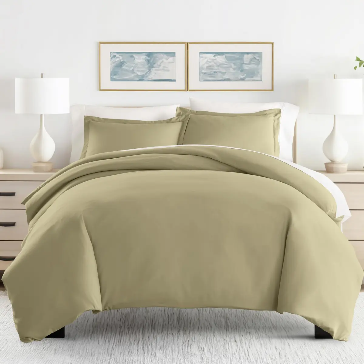 Linen Market Soft Brushed Microfiber Duvet Cover Set King | Luxurious & Durable (70-120 chars) - main product image