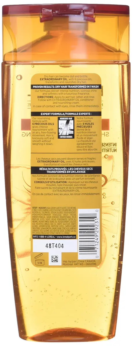 L'Oreal Paris Extraordinary Oil Nourishing Shampoo 12.6 oz | Hydrates & Nourishes Dry Hair - view 2