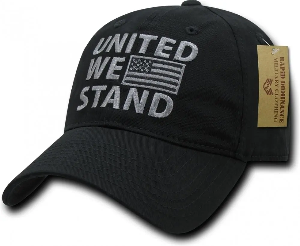 Rapid Dominance Relaxed Graphic Cap, Black | Classic Dad Hat with Embroidered Logo (One Size) - main product image
