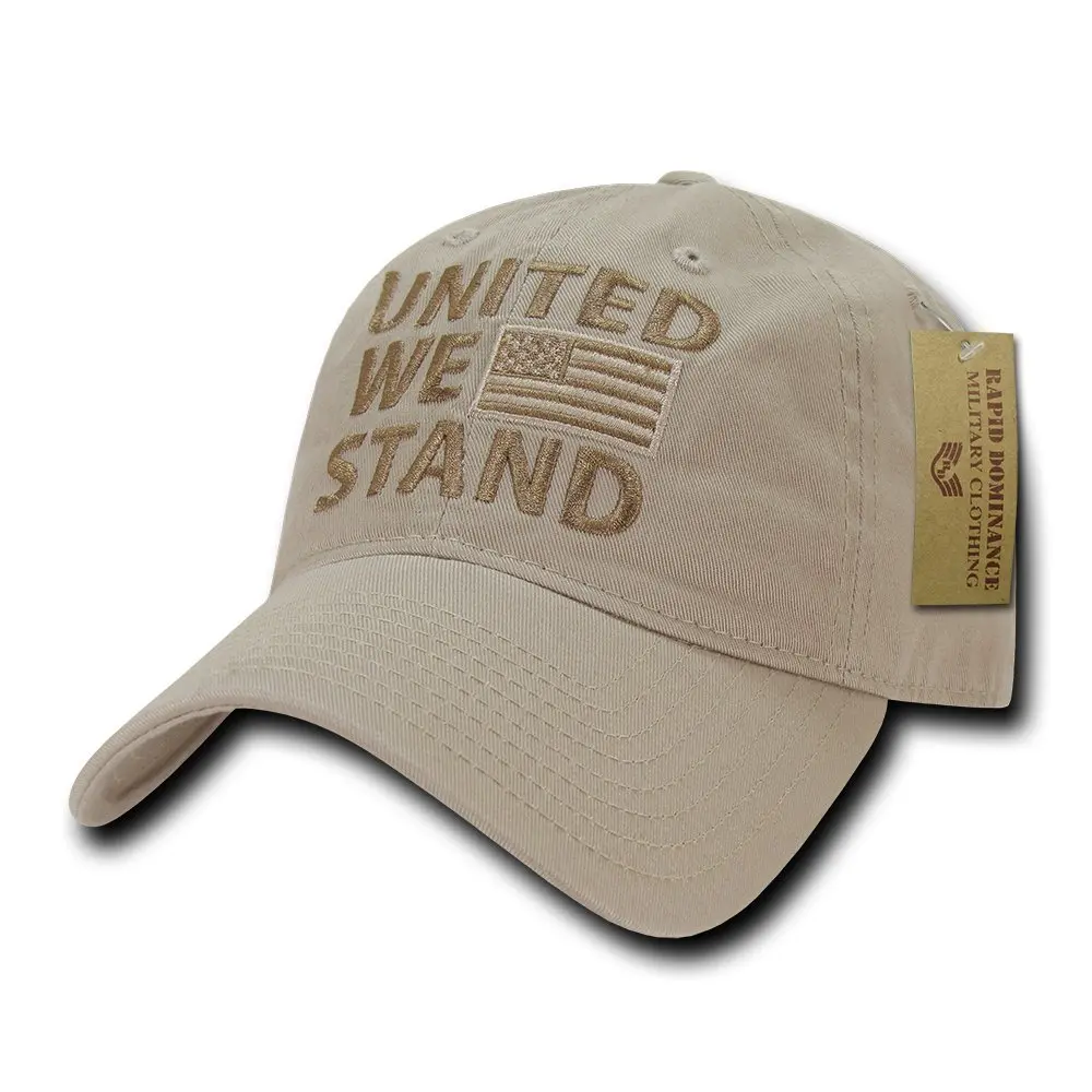Rapid Dominance Relaxed Graphic Cap, Khaki | Classic Dad Hat Fit & Embroidered Logo - main product image