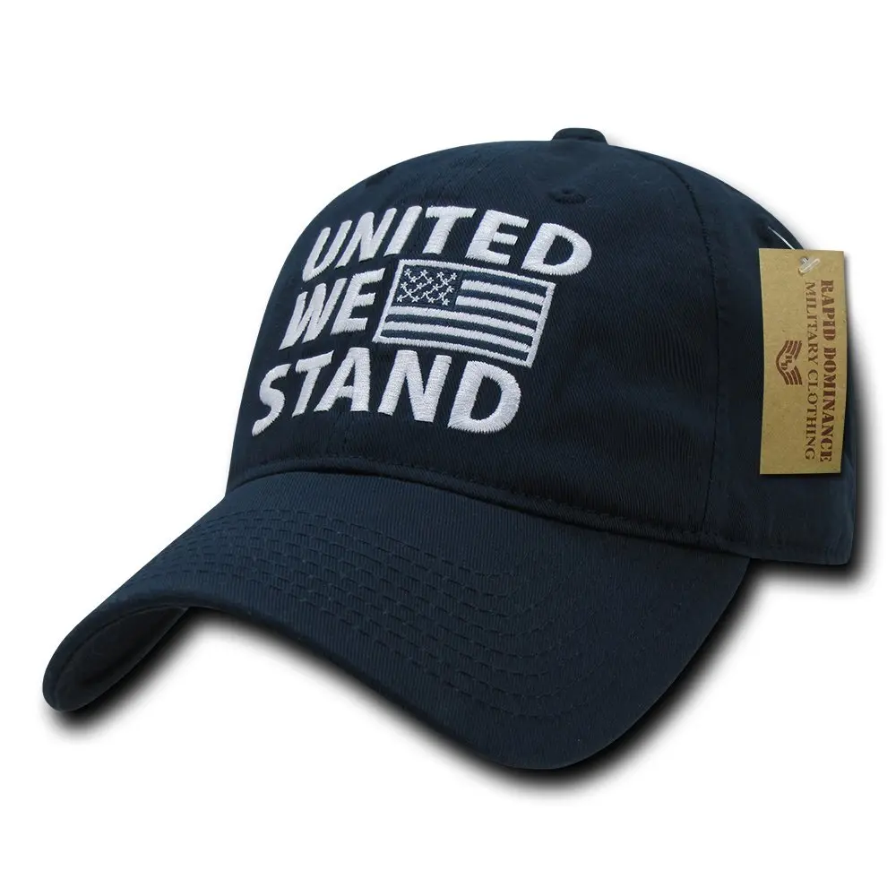 Rapid Dominance Relaxed Graphic Cap, Navy | Adjustable Dad Hat with Embroidered Logo - main product image