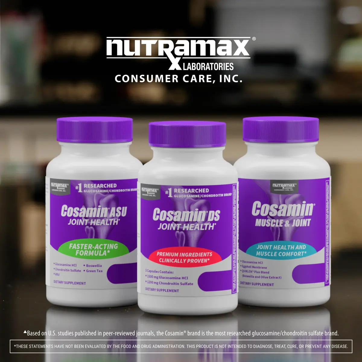 Nutramax Cosamin ASU Joint Health Supplement 230 Capsules | Faster-Acting Formula with Glucosamine, Chondroitin, ASU, and Boswellia - view 8