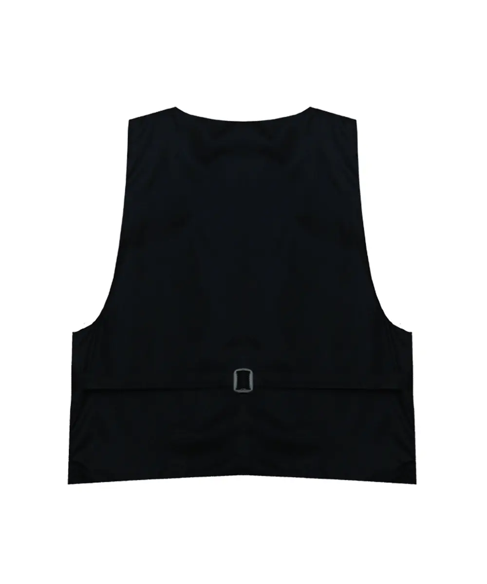 Victorian Vagabond Steampunk Brocade Gothic Men's Vest Black (M) | Elegant Historical Style - view 2