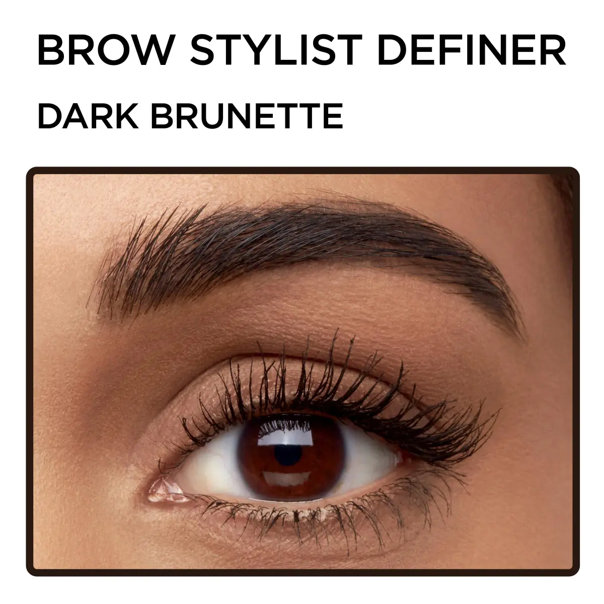 L'Oreal Paris Brow Stylist Definer Waterproof Eyebrow Pencil, Dark Brunette, 0.003 oz - view 3