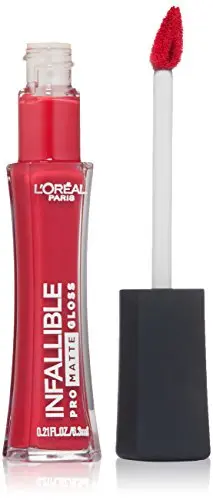 L'Oreal Paris Infallible Lip Pro Matte Gloss Aphrodite Kiss | Demi-Matte Liquid Lipstick 0.21 Fl Oz - main product image