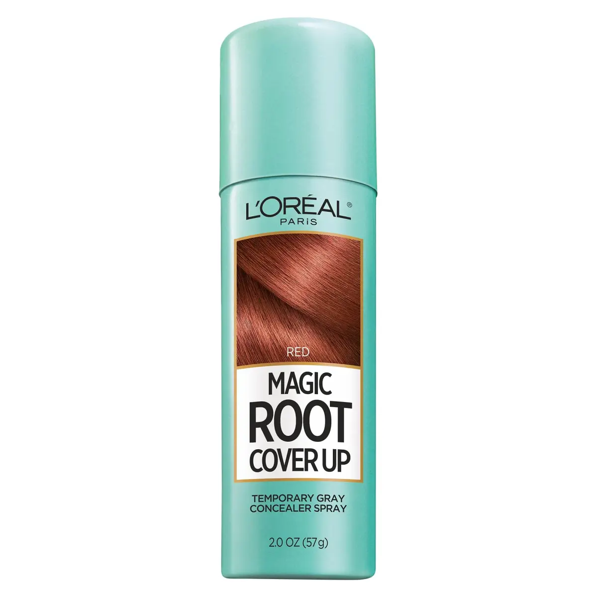L'Oreal Paris Magic Root Cover Up Spray - Vibrant Red, 2 Ounce (Single Can) | Temporary Gray Hair Concealer - main product image
