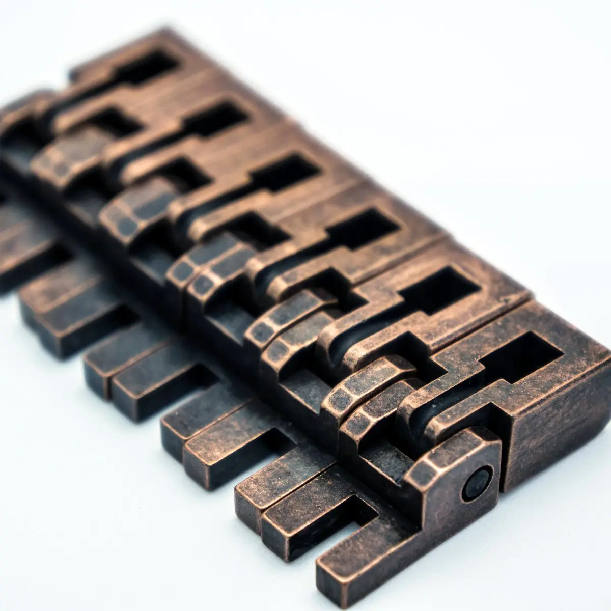 Floyd Rose Special Series Bridge Saddle Sets - Antique Bronze | Guitar Bridge & Saddle Accessory - main product image