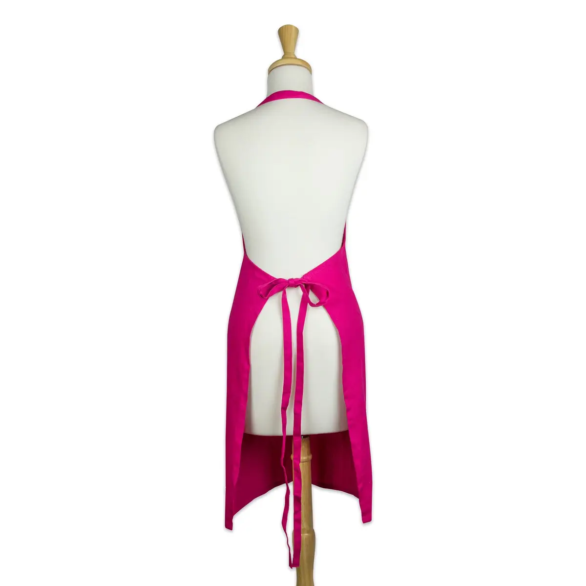 DII Neon Pink Chef Apron | Unisex Cotton Kitchen Essential (28in x 32in) - view 2