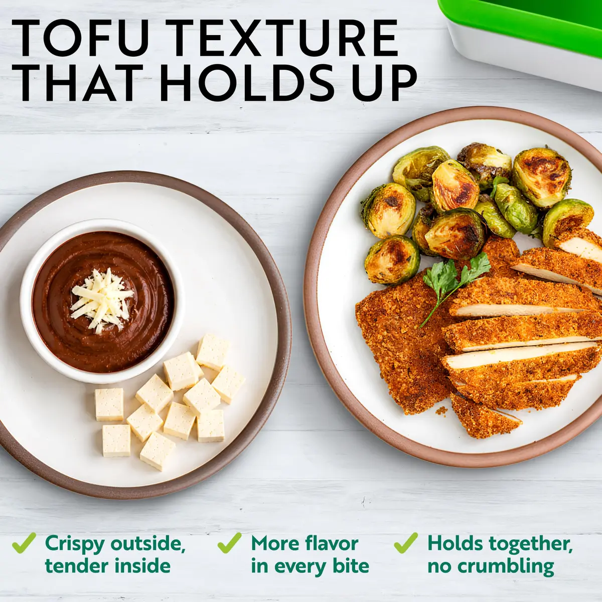 Tofuture Tofu Press | Self-Contained Vegan Tofu Water Remover, Fits 8-16 oz | Dishwasher Safe - view 7