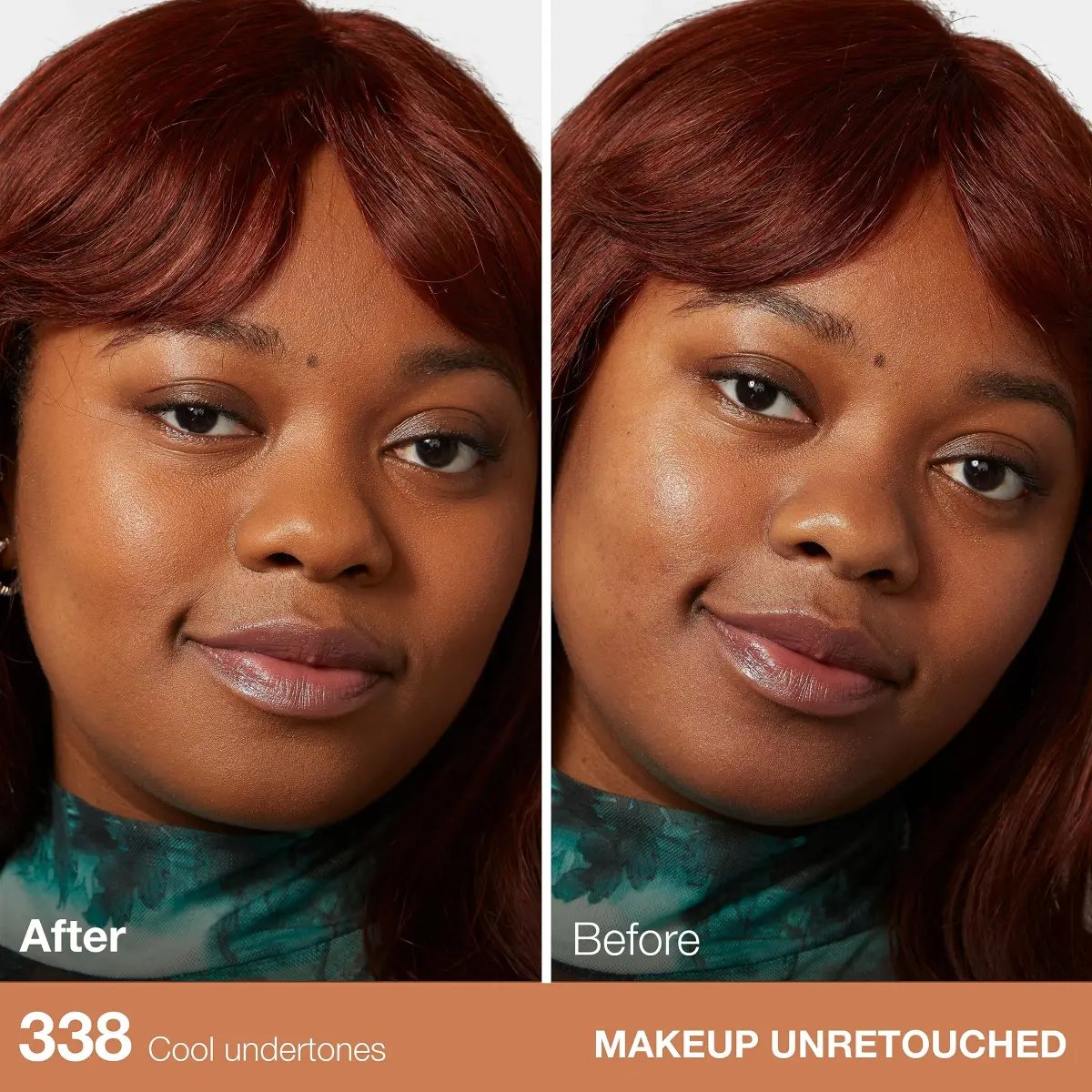 Maybelline Fit Me Matte + Poreless Liquid Foundation, 338 Spicy Brown, 1 Fl Oz | Oil-Free, Pore Minimizing - view 3