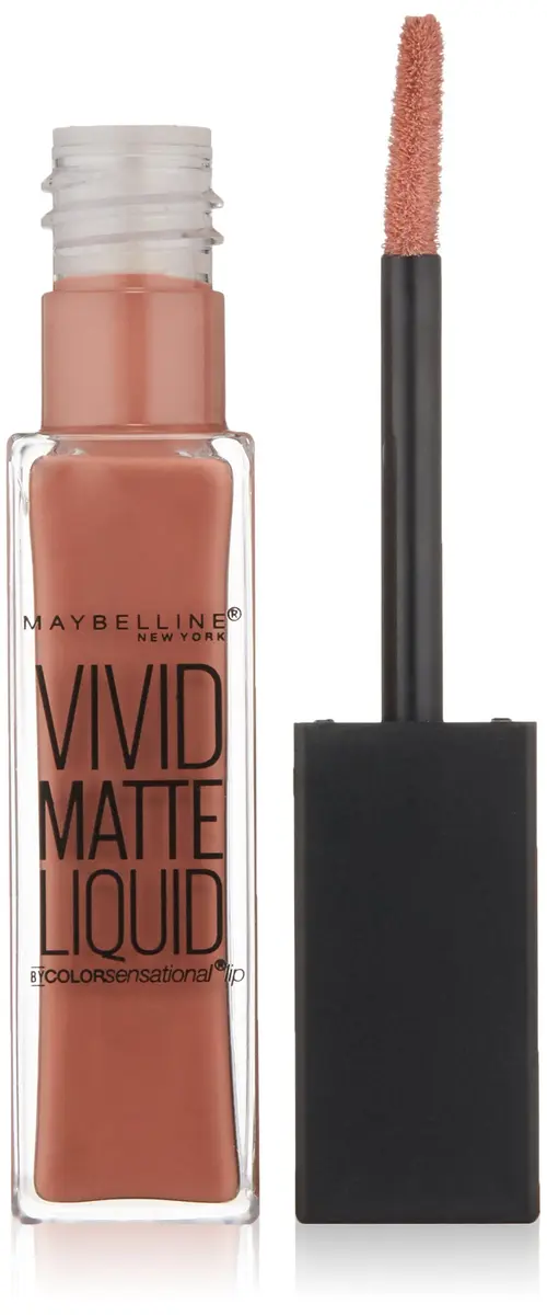Maybelline New York Color Sensational Vivid Matte Liquid Lipstick Nude Thrill 7.6ml (0.26 fl. oz.) | High Pigment Matte Finish - main product image