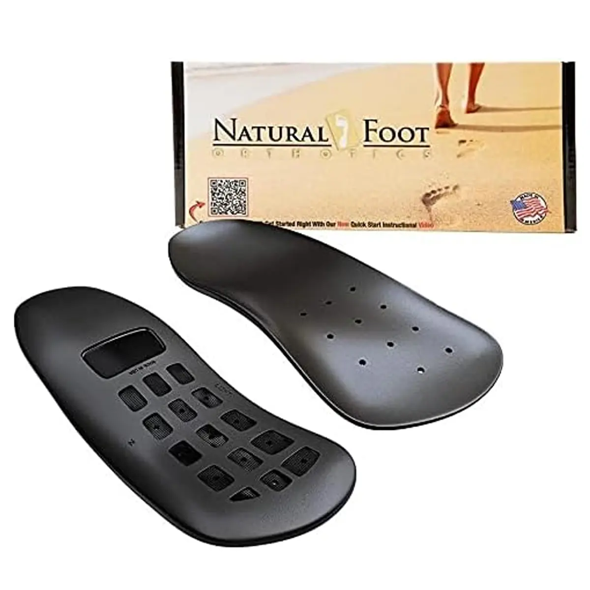 Natural Foot Orthotics Slim Insoles | Podiatrist-Designed Arch Support for Flat Arches - main product image